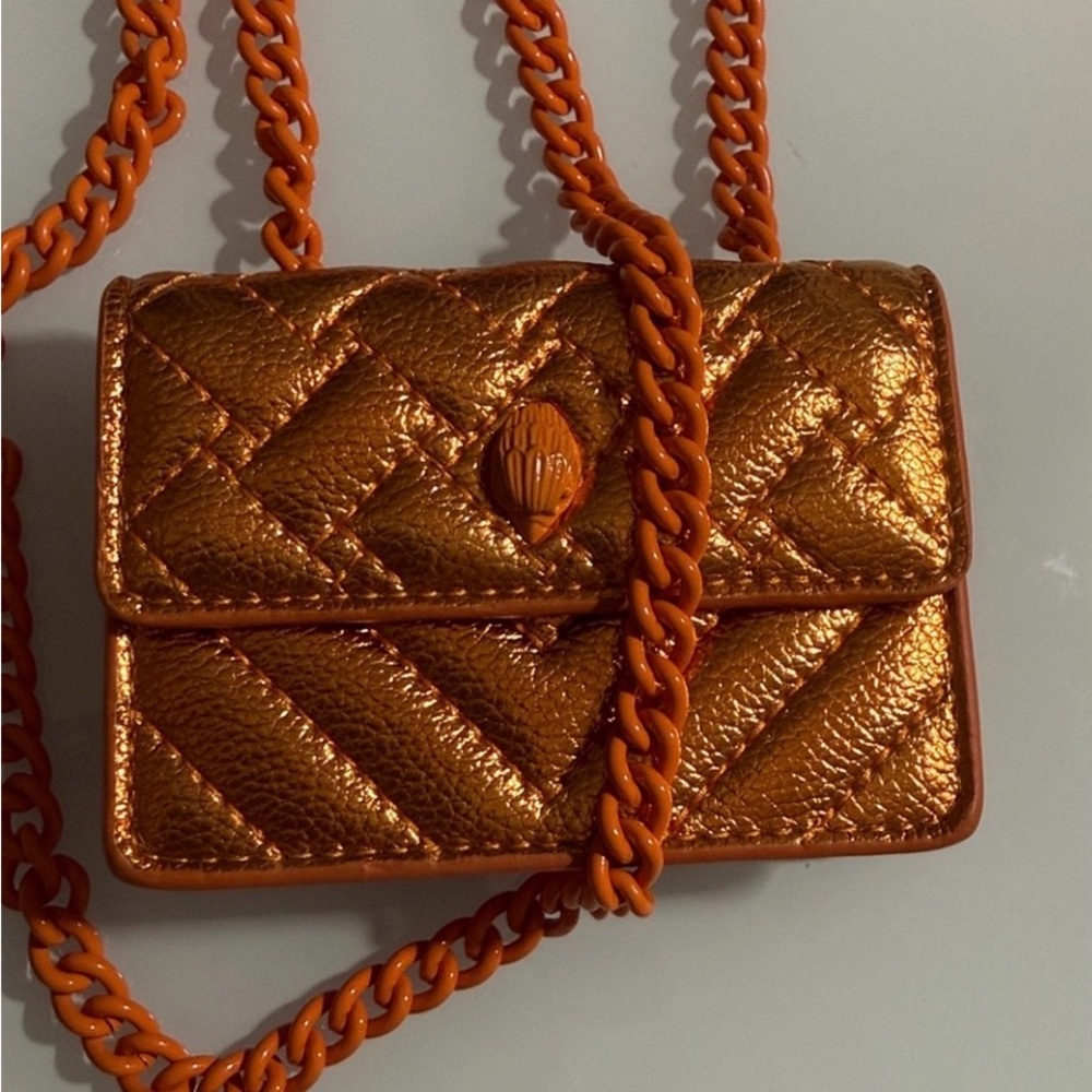 Kurt Geiger Orange Mini Card Bag